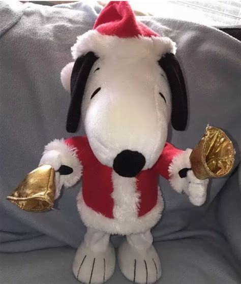 Animated Snoopy Christmas Rings Bells on Mercari | Animated plush, Santa plush toy, Animal plush ...