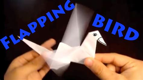 How to make Origami Flapping Bird - Easy Tutorial Short