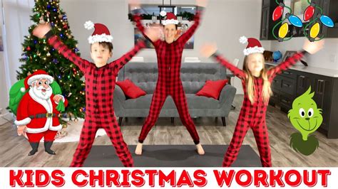 Kids Christmas Workout / Kids Workout with The Grinch, Santa, Rudolph, Christmas Tree + More!