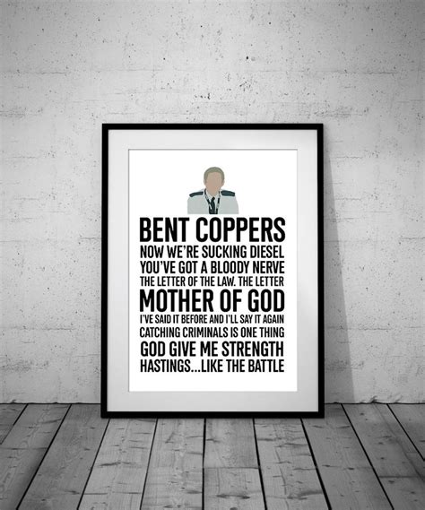 Ted Hastings Quotes Line of Duty A4 Print Poster Wall Art - Etsy UK