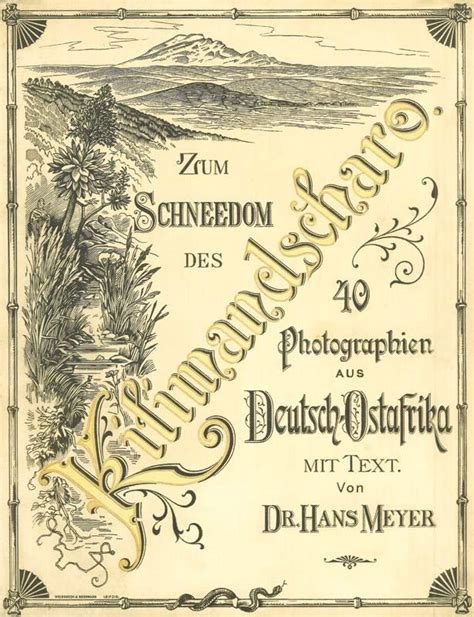 Datei:1888 Zum Schneedom des Kilimandscharo Dr Hans Meyer 01.jpg – Das Mount Kilimanjaro Wiki