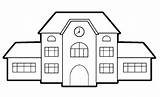 Building Coloring Page sketch template