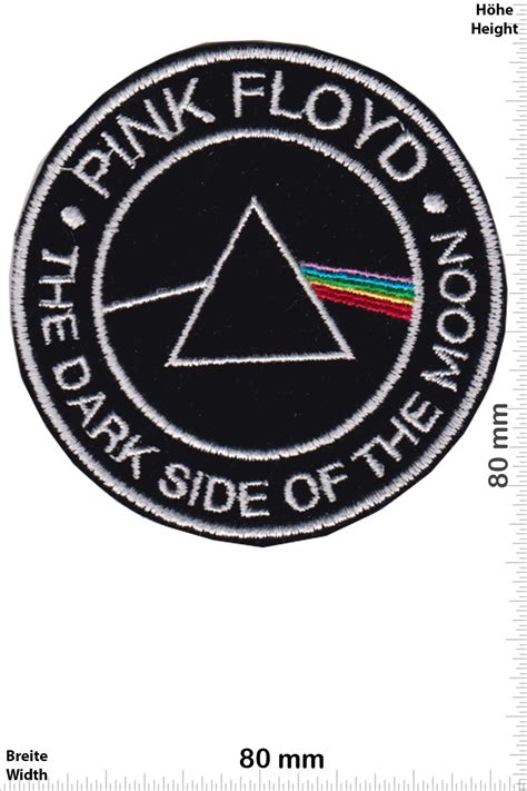 Pink Floyd - Pink Floyd - Dark side of the moon -round- Patch - Back ...