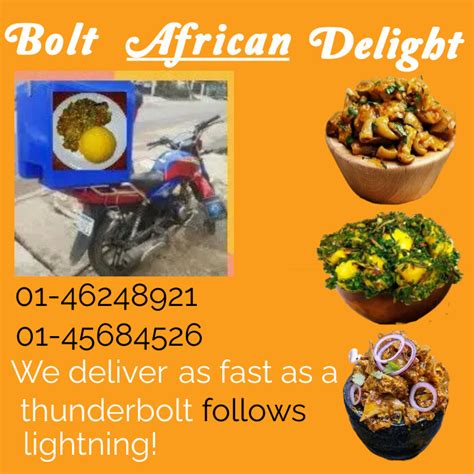 African Food Delivery Template | PosterMyWall