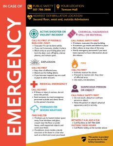 In Case of Emergency – Safety Committee