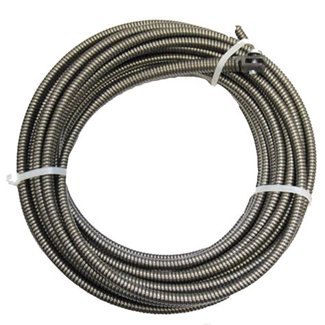 50FT 1/2 in. Cable Replacement Part 5 for 250W Drain Auger P45074-5 ...