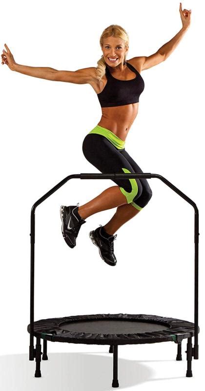 Marcy Foldable Trampoline Cardio Trainer Handle ASG-40 Black