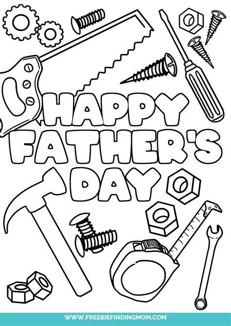 Happy Father's Day Pops Coloring Pages