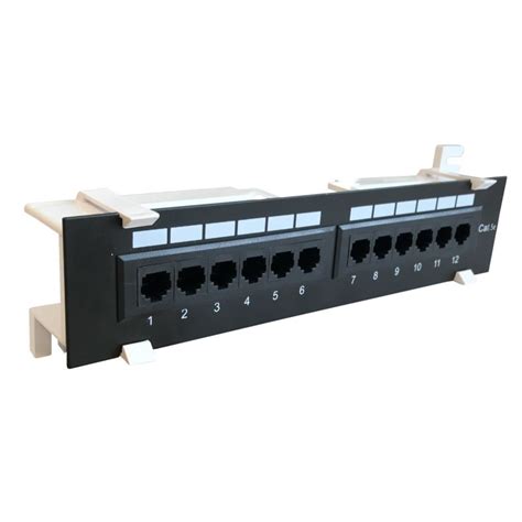 Buy CAT5e UTP wall mount patch panel - 12 ports?