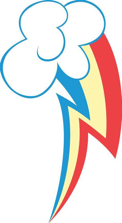 Rainbow Dash Cutie Mark Vector by Mortris on DeviantArt