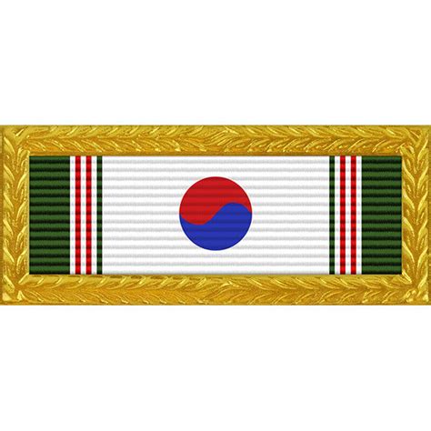 Republic of Korea Presidential Unit Citation with Army Frame | USAMM