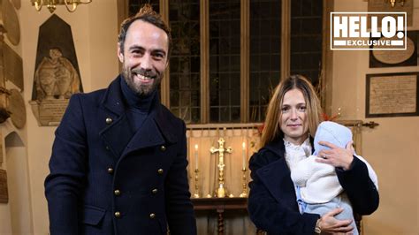 James Middleton and wife Alizee Thevenet take newborn baby Inigo to ...