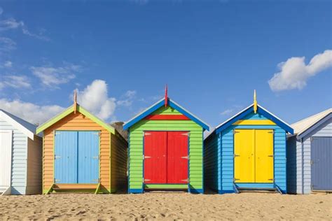 Brighton Beach Bathing Boxes Stock Photo by ©robynmac 5526146