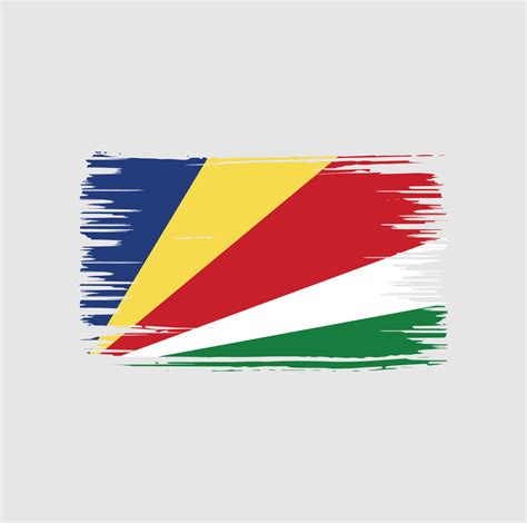 Seychelles Flag Brush Design. National Flag 6316352 Vector Art at Vecteezy