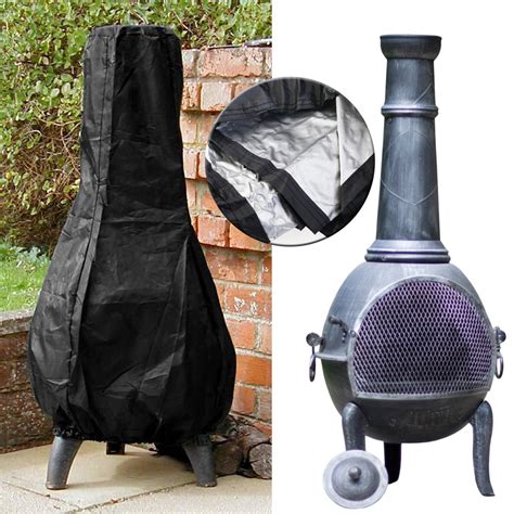 Garden PVC Chimenea Chimnea Chiminea Patio Heater Fire Pit Cover Dust Waterproof | eBay