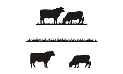 Beef Cow Silhouette Vector at Vectorified.com | Collection of Beef Cow Silhouette Vector free ...