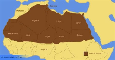 Sahara Desert In Map