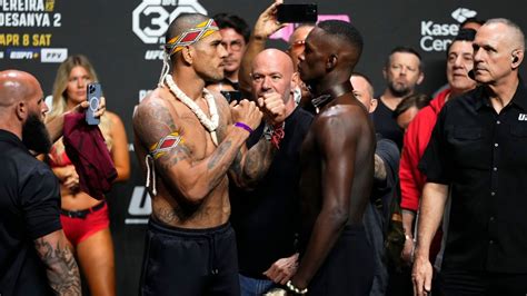 UFC 287: Israel Adesanya recaptures middleweight title with stunning knockout of Alex Pereira in ...