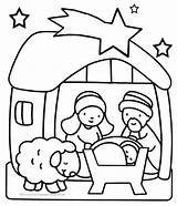 Jesus Is Born Coloring Page  Coloring Nation sketch template