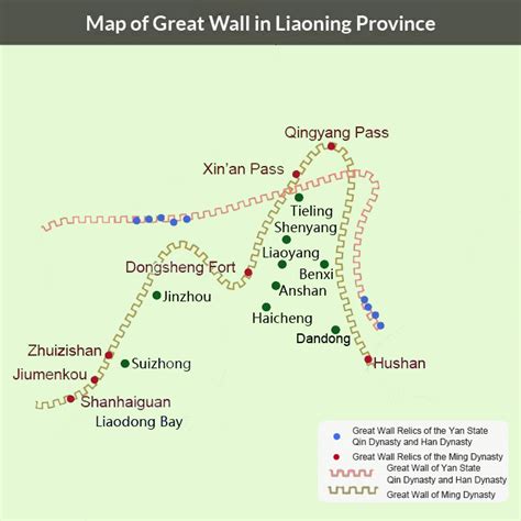 Great Wall in Liaoning Province: Facts, Map