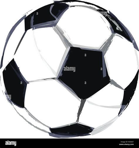 Soccer ball isolated on white background Stock Vector Image & Art - Alamy