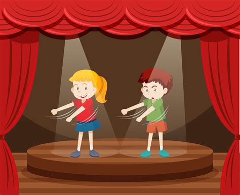 Kids On Stage Cartoon