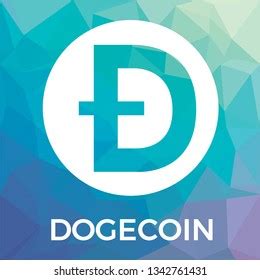 Dogecoin Doge Cryptocurrency Coin Logo Blockchain Stock Vector (Royalty ...