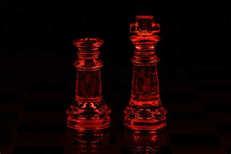 Glass chess pieces II :: Behance