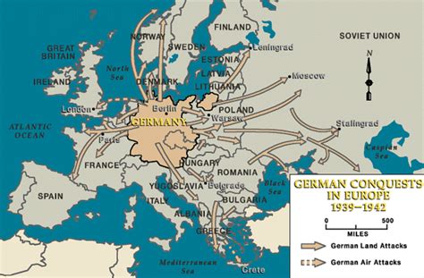 WWII European Front - German Conquest in Europe 1939-1942 | WW II ...