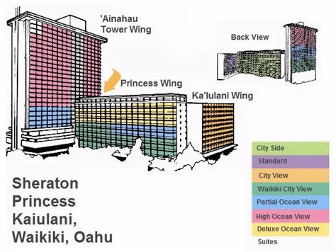 Map Layout Sheraton Princess Kaiulani