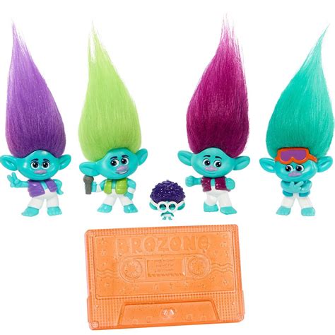 Trolls 3 Band Together Brozone On Tour Small Dolls Multi-Pack