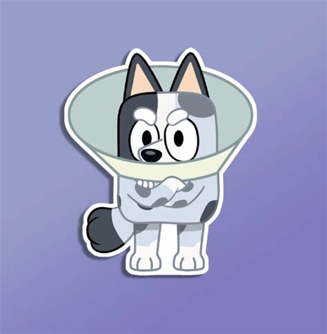 Muffin Cone Bluey Sticker | vlorrie