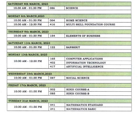 2024 Cbse Board Exam Date Class 10 - Seka Winona