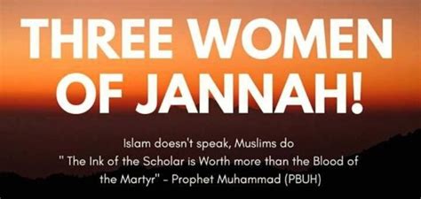 Three Women Of Jannah – Quran Classes