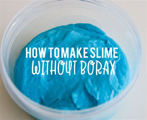 How to Make Slime Without Borax