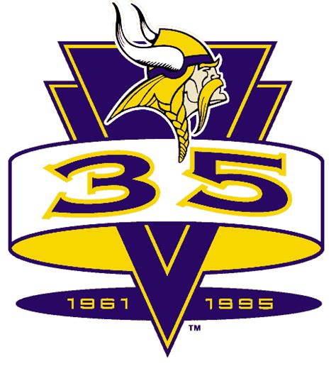 Minnesota Vikings Anniversary Logo - National Football League (NFL) - Chris Creamer's Sports ...