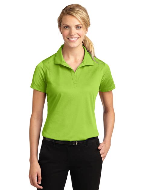 Sport-Tek - Sport-Tek Women's Micropique Moisture Wicking Polo Shirt ...