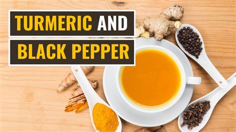 Turmeric And Black Pepper Drink Recipe | Deporecipe.co