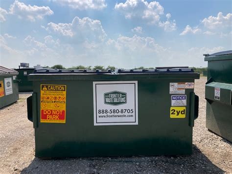 Commercial Dumpster Rental Services | frontierwaste.com