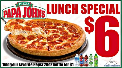 PAPA JOHN'S® | $6 LUNCH SPECIAL REVIEW | THEENDORSEMENT - YouTube