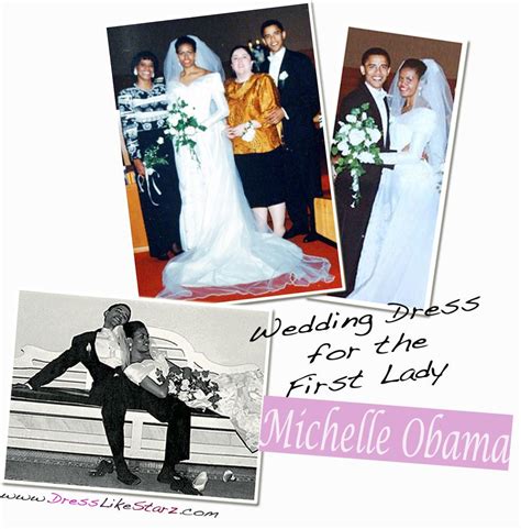 Dress like Michelle Obama: Wedding dress for the First Lady | Michelle obama, Barack and ...