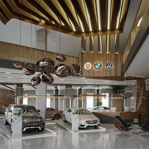 [ CAR SHOWROOM ] DESIGN on Behance | Car showroom design, Car showroom interior, Car showroom ...