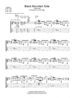 Black Mountain Side (Guitar Tab) - Print Sheet Music Now