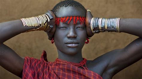 Miss Domoget, impressive Bodi tribe woman with traditional headband | The African History