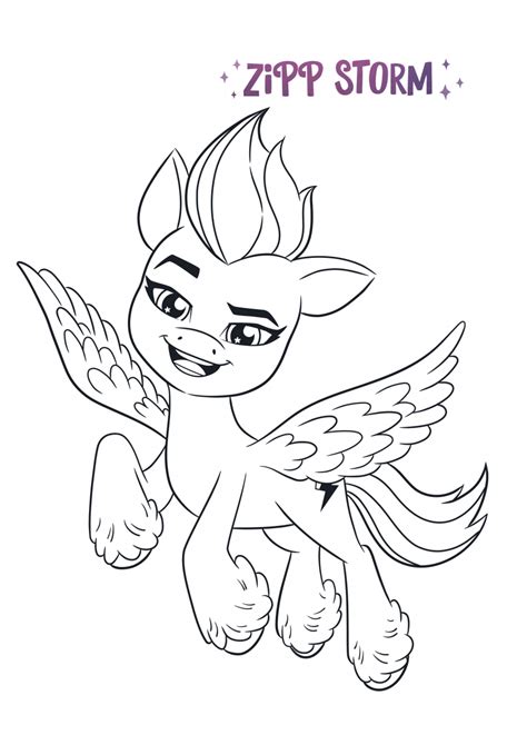 My Little Pony: A New Generation movie coloring pages - YouLoveIt.com