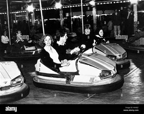 BUMPER CARS AMUSEMENT PARK ENGLAND 01 January 1970 Stock Photo - Alamy