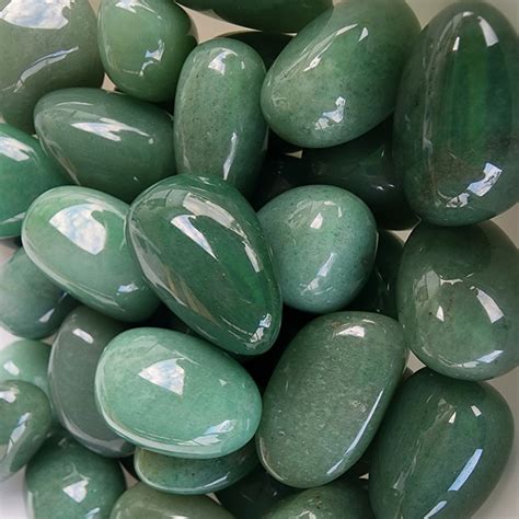 Green Aventurine Tumble Stone - Lovely Sunshine Crystals