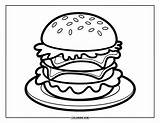 85  Cheeseburger Coloring Pages For Kids & Adults Free Printable PDFs sketch template