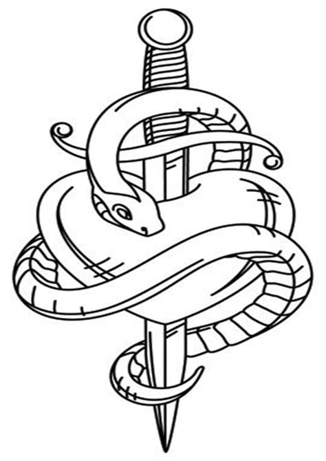 Free & Easy To Print Snake Coloring Pages | Snake coloring pages ...