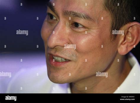 Hong Kong singer and actor Andy Lau is pictured during a charity activity at Hong Kong Ocean ...